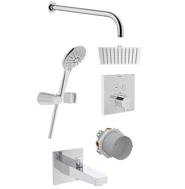 ArtemaA49294AquaControlSquareAnkTermoDusSeti