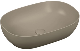 Vitra Tezgahüstü Lavabo Outline Oval 60 cm Mat Bej 5995B420-0016