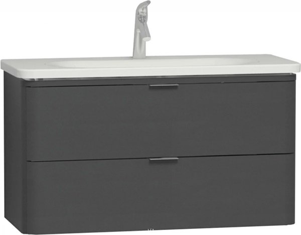 VitrA56149NestTrendyLavaboDolabi2Cekmeceli100CmP_Antrasit.
