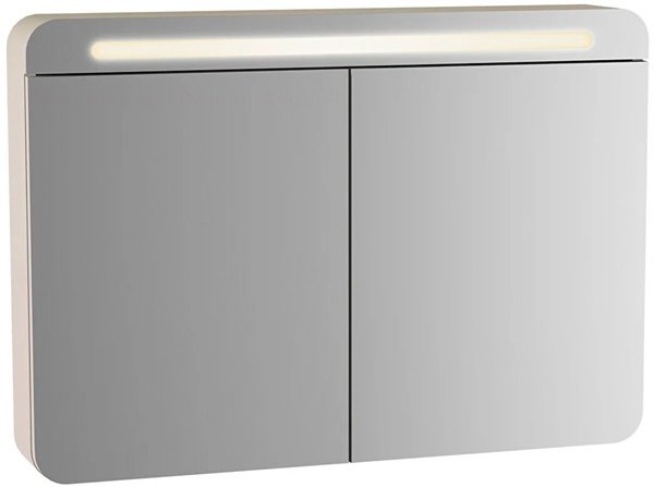 Vitra61683SentoAydinlatmaliDolapliAyna100cmMatAntrasit.
