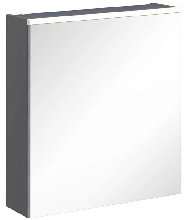Vitra67584CoreAydinlatmaliDolapliAyna60CmMatFirtinaGriSag.