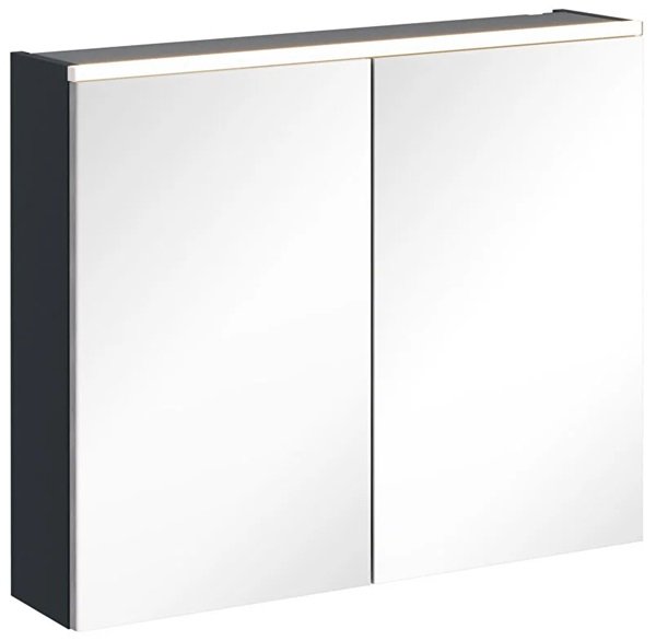 Vitra67615CoreAydinlatmaliDolapliAyna80CmMatLacivert.