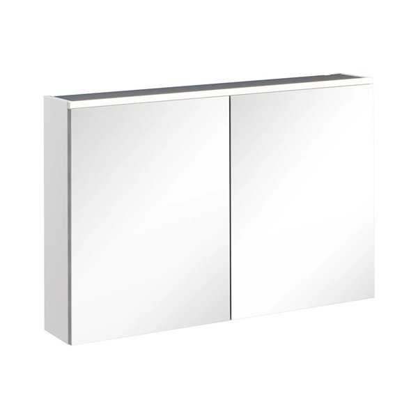 Vitra67632CoreAydinlatmaliDolapliAyna100CmMatAcikGri.