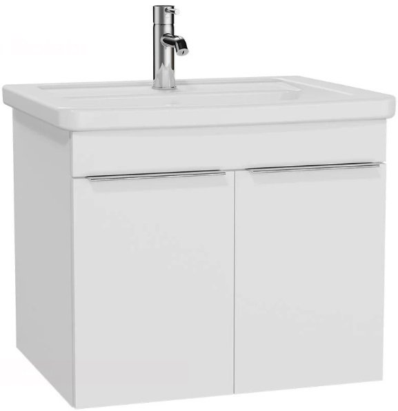 VitraQuadrum62539LavaboDolabi65CmKapakliParlakBeyaz.