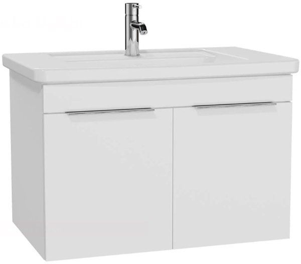 VitraQuadrum62542LavaboDolabi80CmKapakliParlakBeyaz