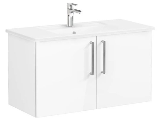 VitraRootFlat66318LavaboDolabiKapakli100cmP_Beyaz.