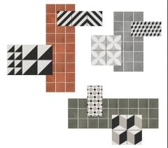 VitrA K94993280001VTE0 10x10  Retromix Yosun Gri