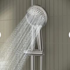 VitrA AquaHeat Bliss 240 A47205 2F Termostatik Duş Sistemi, Krom