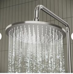 VitrA AquaHeat Bliss 240 A47205 2F Termostatik Duş Sistemi, Krom