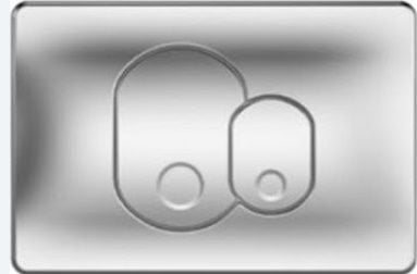 VitrA 711-1080 Mekanik Kumanda Paneli Parlak Krom