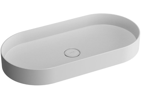 VitrA M58000002000 Memoria Tezgah Üstü Çanak Lavabo 80 cm Parlak Beyaz