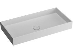 VitrA M58000001000 Memoria Tezgah Üstü Çanak Lavabo 80 cm Parlak Beyaz
