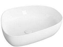 Vitra Outline 5991B401-0016 Asimetrik Lavabo, 56 Cm Mat Beyaz