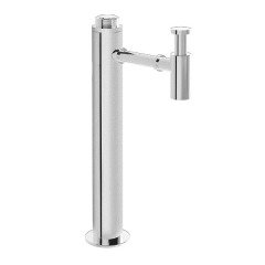 VitrA Plural A45160 Yerden Sifon Seti Kısa Krom