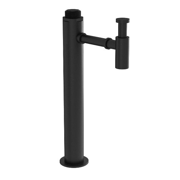 VitrA Plural A4516036WTC Yerden Sifon Seti Kısa Mat Siyah