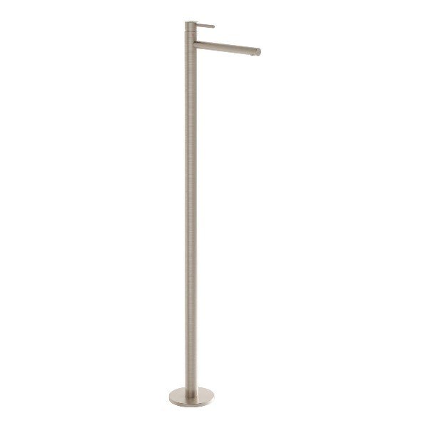 Vitra A4266334 Origin Yerden Lavabo Bataryası Fırçalı Nikel
