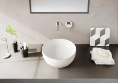VitrA Outline 5992B403-0016 Yuvarlak Lavabo 40 cm Beyaz