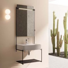 Vitra Equal 64103 Aydınlatmalı Düz Ayna, 43 cm