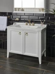 Vitra 62234 Valarte Aydınlatmalı Dolaplı Ayna 100 Cm Mat Beyaz