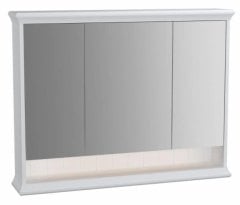Vitra 62234 Valarte Aydınlatmalı Dolaplı Ayna 100 Cm Mat Beyaz