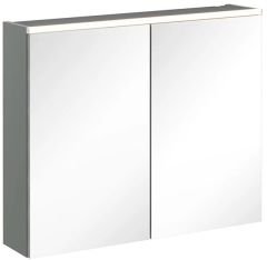 Vitra 67612 Core Aydınlatmalı Dolaplı Ayna 80Cm Mat Gri