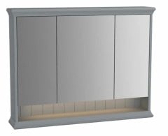 Vitra 62235 Valarte Aydınlatmalı Dolaplı Ayna 100 Cm Mat Gri