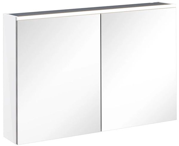 Vitra 67621 Core Aydınlatmalı Dolaplı Ayna 100Cm Parlak Beyaz