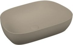 Vitra 5993B420-0016 Çanak Lavabo Tezgahüstü 63 Cm Outline Mat Bej