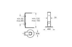 VitrA A4489234 Origin Sıvı Sabunluk Tutacağı Fırçalı Nikel