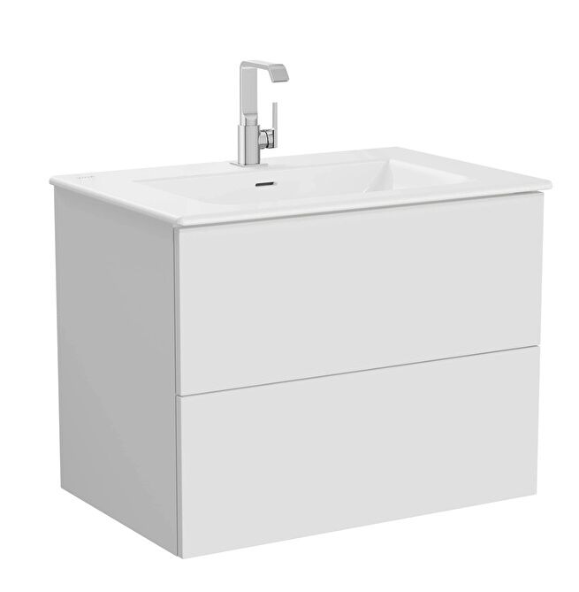 Vitra Metropol Pure 67213 Lavabo Dolab 80 cm Mat A.Gri