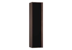 Vitra Metropole 58204 Boy Dolabı 40 cm Sol Erik - Siyah Akrilik Cam