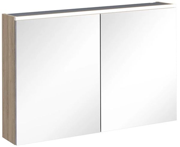 Vitra 67628 Core Aydınlatmalı Dolaplı Ayna 100Cm Doğal Meşe