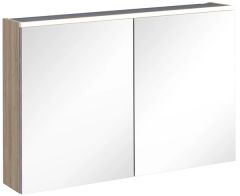 Vitra 67628 Core Aydınlatmalı Dolaplı Ayna 100Cm Doğal Meşe