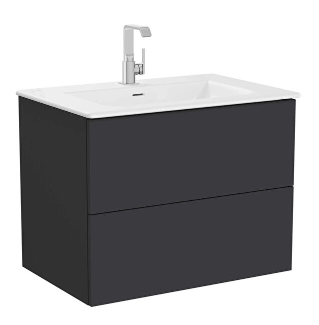 Vitra Metropol Pure 67226 Lavabo Dolab 80 cm Mat Grafit