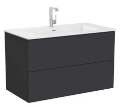 Vitra Metropole Pure 67227 Lavabo Dolabı 100 cm Mat Grafit