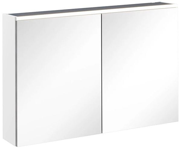 Vitra 67631 Core Aydınlatmalı Dolaplı Ayna 100Cm Mat Beyaz