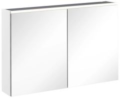 Vitra 67631 Core Aydınlatmalı Dolaplı Ayna 100Cm Mat Beyaz