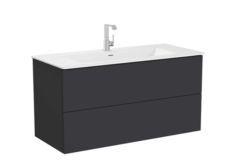 Vitra Metropole Pure 67228 Lavabo Dolabı 120 cm Mat Grafit