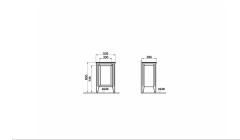 Vitra 62247 Valarte Orta Ünite 55 Cm Mat Gri Sol
