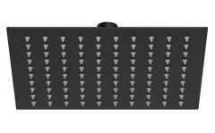 Artema A4579236 Bliss Squara 1 Fonksiyon Duş Başlığı Mat Siyah