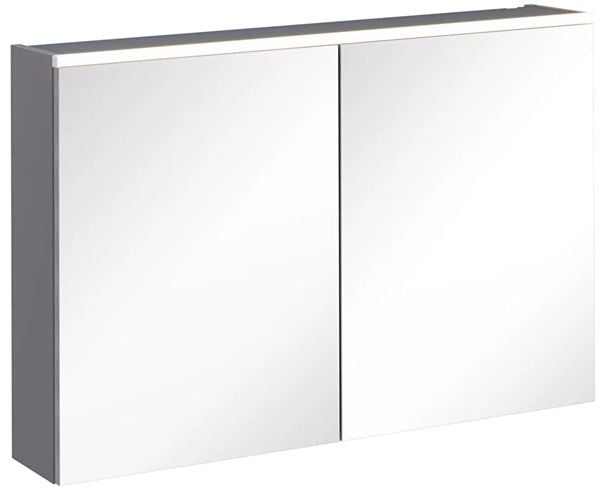 Vitra 67633 Core Aydınlatmalı Dolaplı Ayna 100Cm Mat Gri