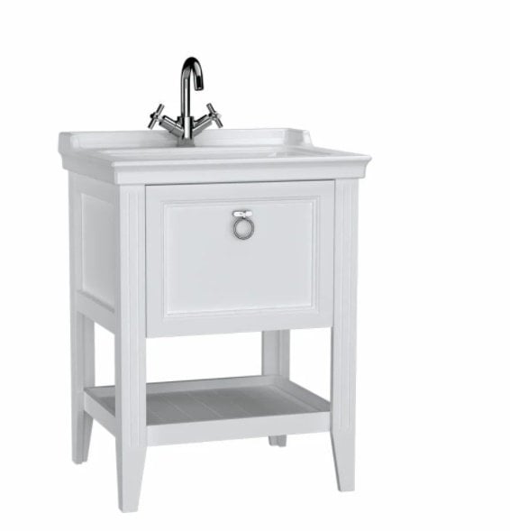 Vitra 62177 Valarte Lavabo Dolabı 65 Cm Lavabolu Mat Beyaz