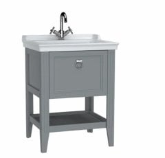 Vitra 62178 Valarte Lavabo Dolabı 65 Cm Lavabolu Mat Gri