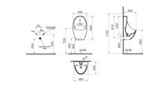 VitrA 5999B003-5558 Fotoselli Pisuvar Elektrikli Parlak Beyaz Fresh