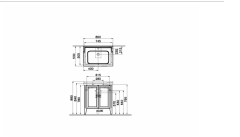 Vitra 62154 Valarte Lavabo Dolabı 80 Cm Lavabolu Mat Gri Kapaklı