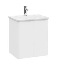 Vitra 69844 Integra Round Lavabo Dolabı 60 cm Mat Beyaz