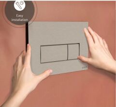 Vitra 740-2395 Root Square Kumanda Paneli Fırçalı Nikel