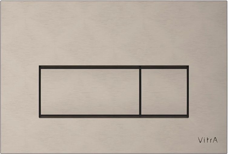 Vitra 740-2395 Root Square Kumanda Paneli Fırçalı Nikel