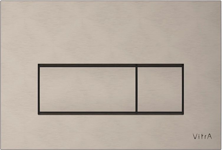 Vitra 740-2395 Root Square Kumanda Paneli Fırçalı Nikel