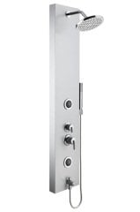 VitrA A45813 Move Masajlı Duş Sistemi 140x25 Gümüş